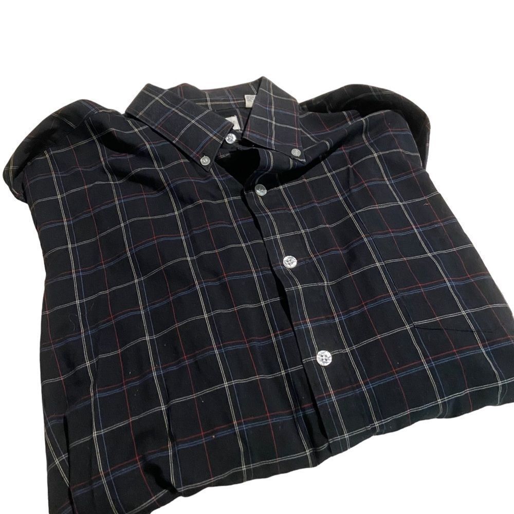 Weekender plaid by Bud Burma size large buttoned down shirt excellent